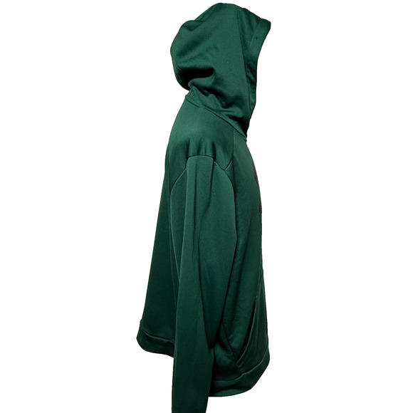 Under Armour Hoodie Mens XL Green Fleece Big Logo Pullover Sweatshirt Outdoors - Picture 8 of 11